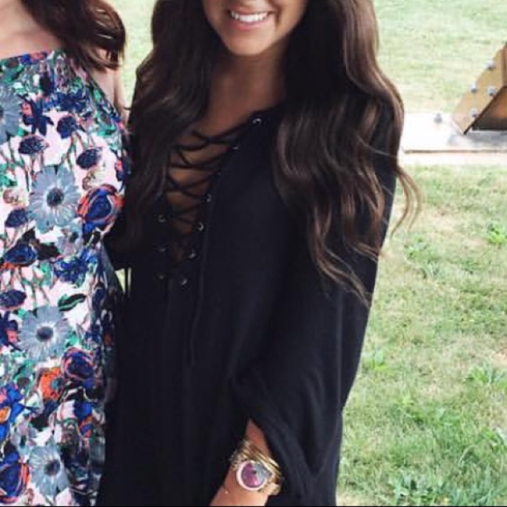 Black tunic dress